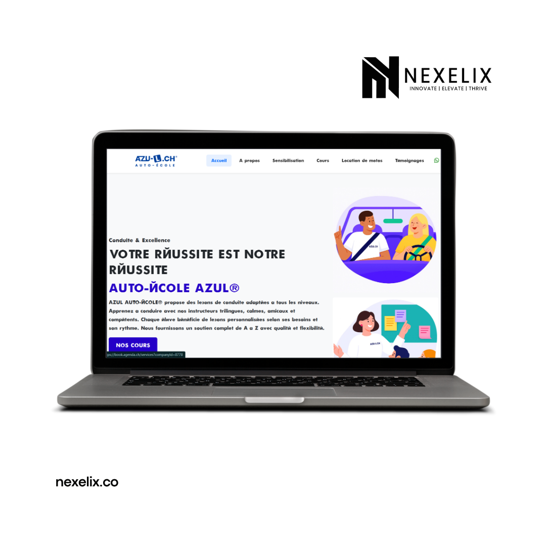 Azul Driving School Website